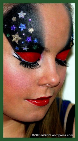 Colorful winter wonderland