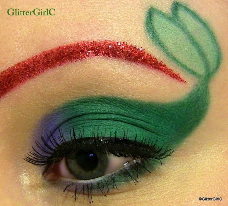 Ariel makeup look