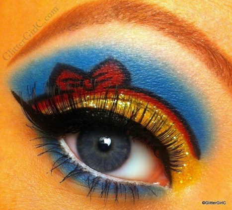 Snow white makeup