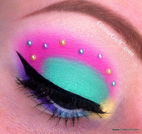 Candy makeup look