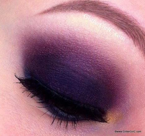 fall makeup cranberry