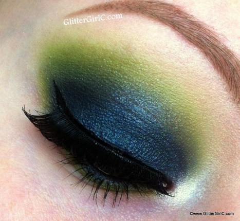 Green smokey eye