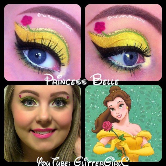 Disney princess belle makeup beauty and the beast
