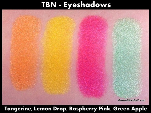 The Body Needs swatches