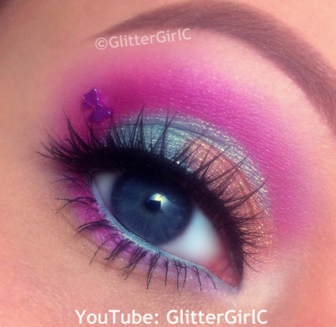 Sugarpill Sparkle Baby makeup