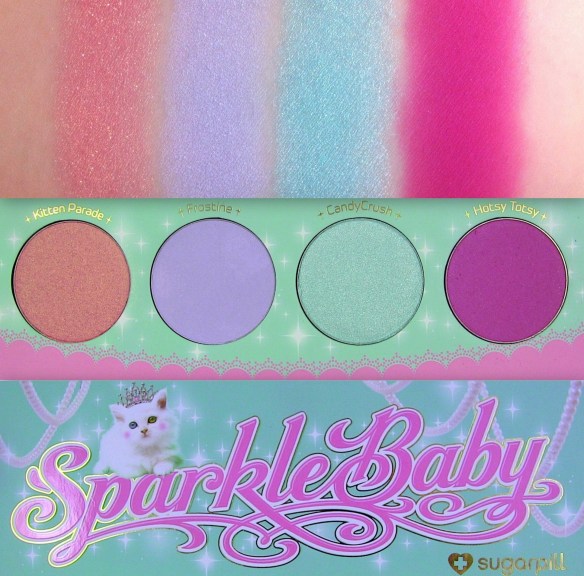 Sugarpill Sparkle Baby Swatches