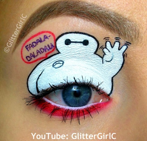 Baymax makeup