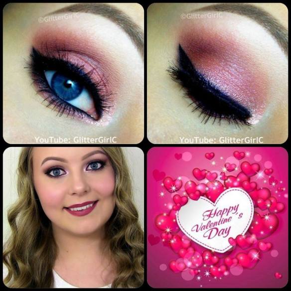 Pink Valentine's Day Makeup