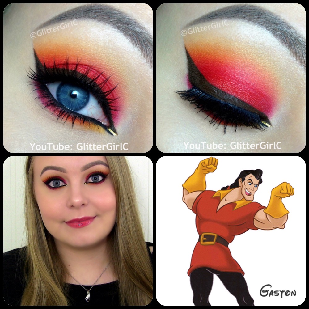 Beauty and the beast gaston makeup | GlitterGirlC