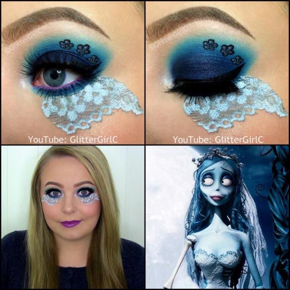 Corpse Bride Makeup Look Halloween