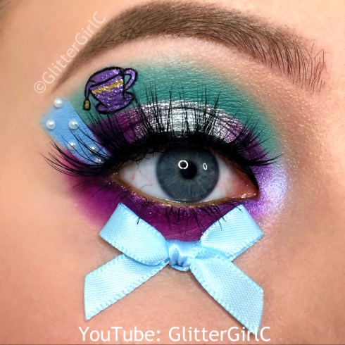 Ever After High Madeline Hatter Makeup look