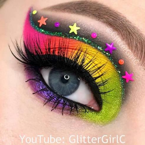 Melt Radioactive stack neon makeup