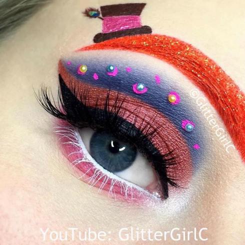 Mad Hatter Makeup Look